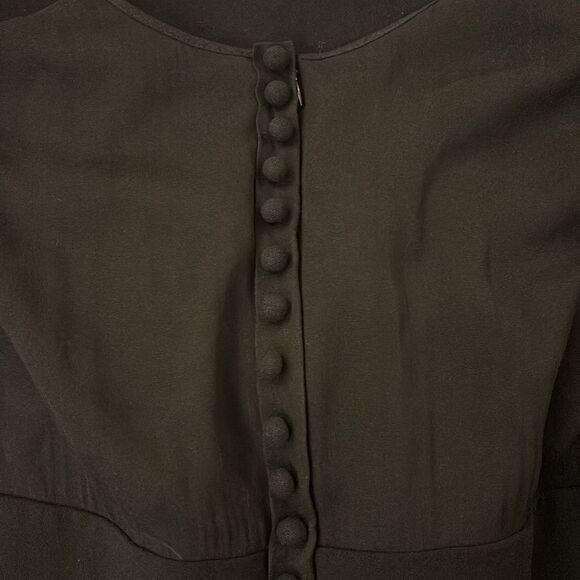 Emilio Pucci Elegant Black Sheer Sleeve/ panels Dress, US8 - Picture 10 of 14